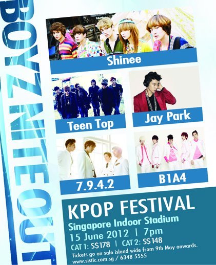 [NEWS] 120504 "BOYZ NITE OUT" FESTIVAL DE KPOP A SINGAPOUR!  (VIA SCANATIONSG) Tumblr_m3h0heogik1qkozk5o1_500