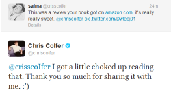 Chris Colfer Appreciation Thread!--part 3 - Page 20 Tumblr_m8d9zihx5N1qhyhrso1_r1_250