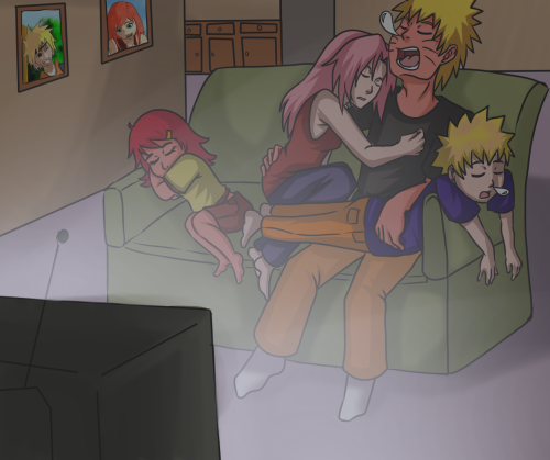 narusaku durmiendo en familia Tumblr_m9ove0tkfm1rrymv3o1_500