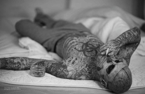 Franek Cichocki per pan Mefistofeles - Rick Genest Tumblr_mab30aS8r41rpcozto1_500