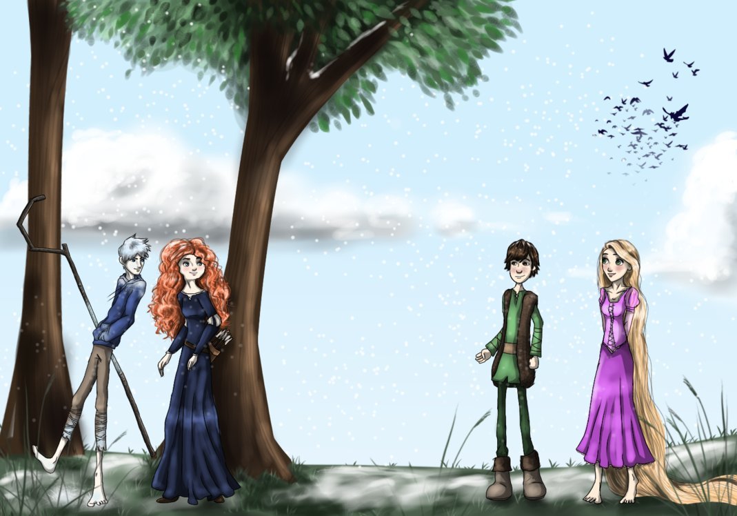 (Fan art) Merida, Rapunzel, Jack et Hiccup - The Big Four - Page 20 Tumblr_mjxfzgVQR21rzfuz5o1_1280