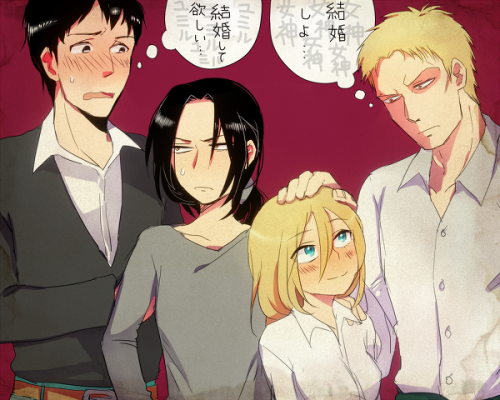 ¡Parejas de Shingeki! Tumblr_mp0t45kvea1stya02o1_500