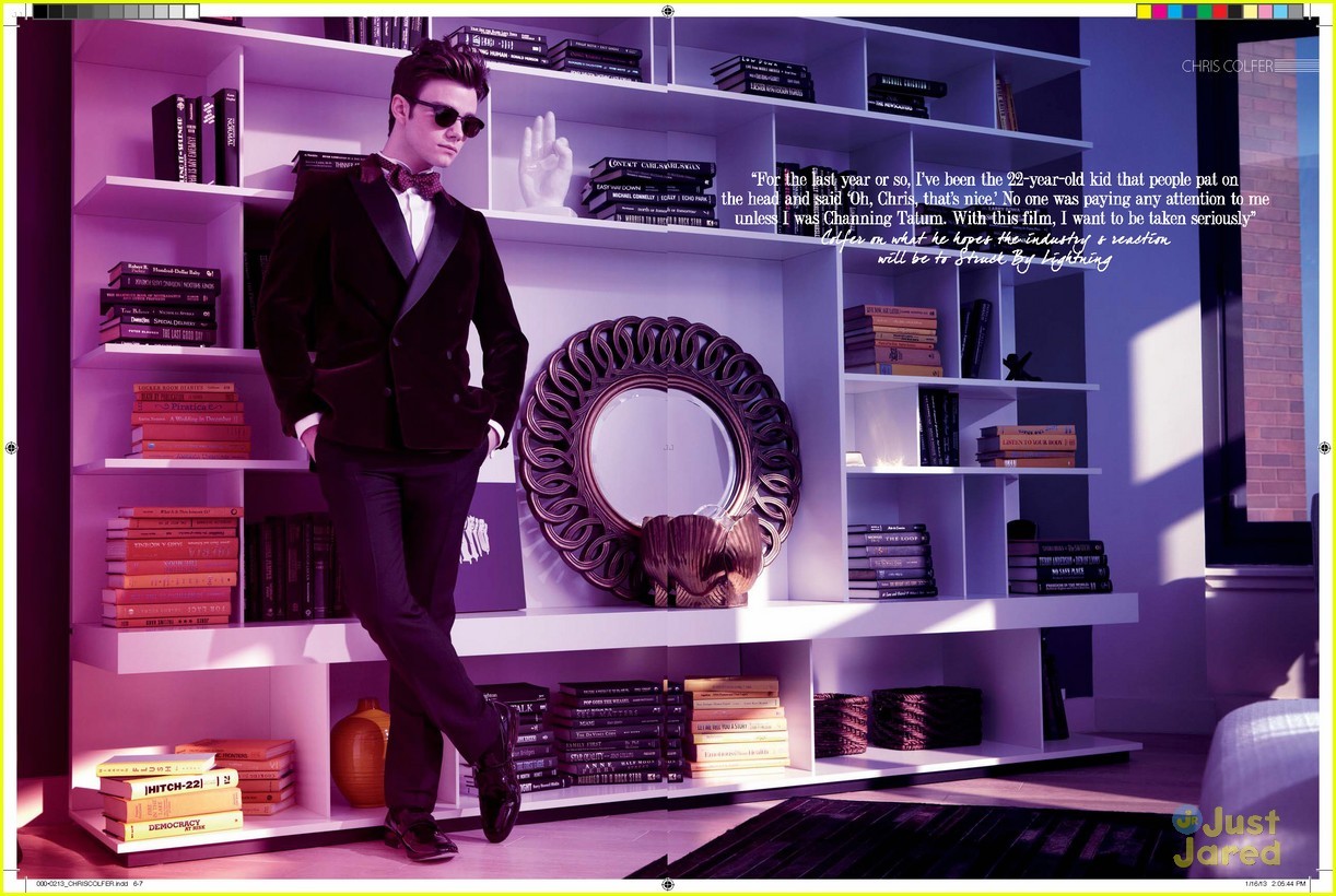 Chris Colfer for August Man Malaysia - Page 3 Tumblr_mhguvp64tD1qe476yo3_1280