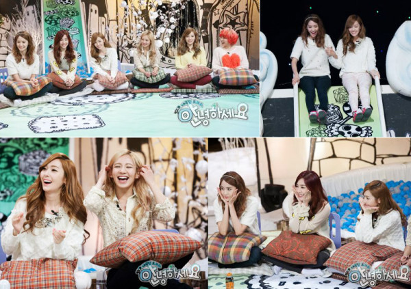 [PIC][07-01-2013]YoonA - Jessica - Tiffany - HyoYeon - TaeYeon và Sunny ghi hình cho chương trình "Hello" vào hôm qua Tumblr_mgmbyt1quk1rs68xto1_1280