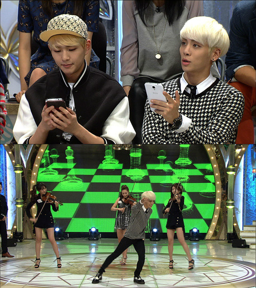 131018 Jonghyun y Onew @ Star King Tumblr_mutskrp0Eh1qdtvhxo1_500