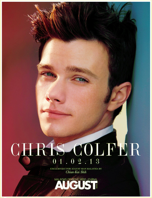 Chris Colfer for August Man Malaysia Tumblr_mh9714B3oK1qfoe0po1_500