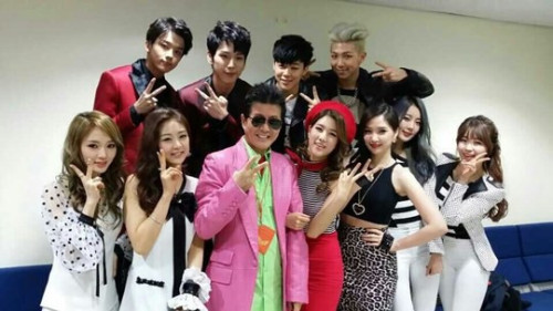 PIC| هيمتشان ويونغ جاي في Inkigayo مع Tae Jin Ah وفنانون آخرون Tumblr_n1ftl35Fw11rnkj5ho1_500