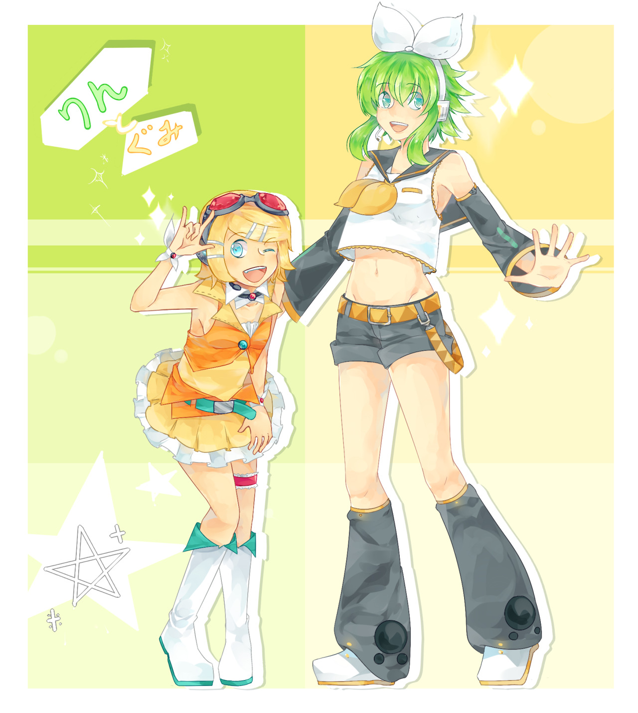 gumi y rin  Tumblr_moabvnAx8P1rr456ao1_1280