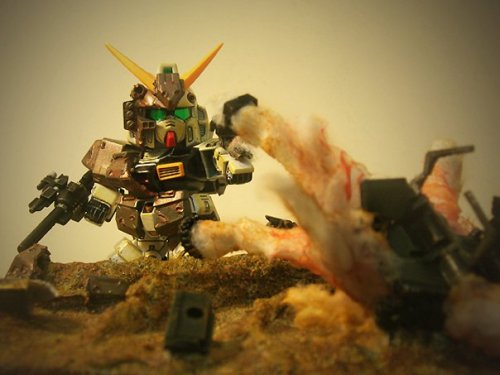 “Last Defense Diorama” SD RX-78NT-1 Gundam “Alex” Tumblr_ljw48c3FhF1qj9h3ko1_500