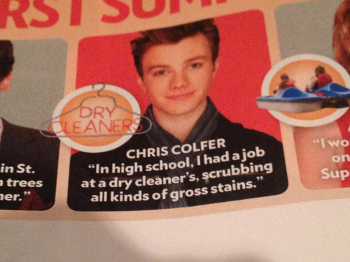 Chris Colfer Appreciation Thread!--part 3 - Page 19 Tumblr_m87xp4fef61qh0ftwo2_500