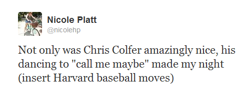 Chris Colfer Appreciation Thread!--part 3 - Page 19 Tumblr_m8ailbVkje1qh5dyro1_500