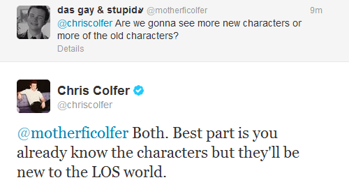 Chris Colfer Appreciation Thread!--part 3 - Page 20 Tumblr_m8d8cjTrjM1qhyhrso1_500