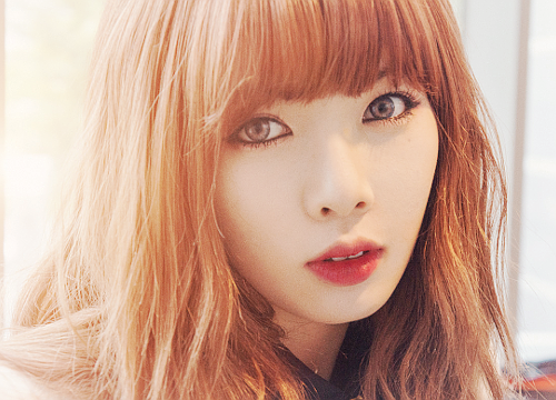 Hyuna with orange hair. Tumblr_mdjmdpUBti1r1kob0o1_500