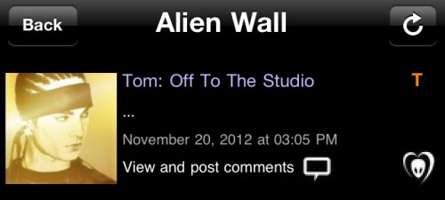 AppBTK 20/11/2012 @Tom: Off To The Studio Tumblr_mdt72ugKzk1rv3ublo1_500