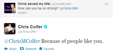 Chris Colfer Appreciation Thread!--part 4 - Page 16 Tumblr_meanomjFEa1rbiocno1_500