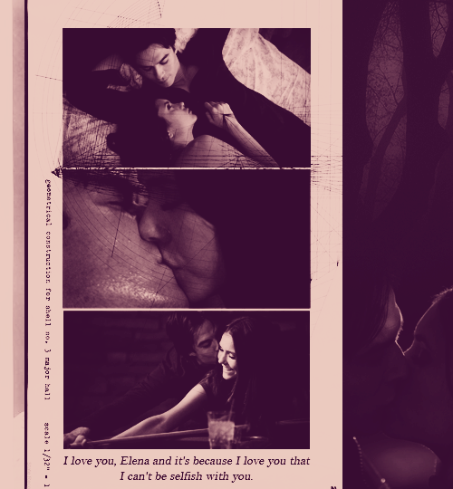 Damon ♥ Elena (TVD) Parce que..."God I wish you didn't have to forget this" - Page 5 Tumblr_lzq19qtZRY1rpx3cgo1_500