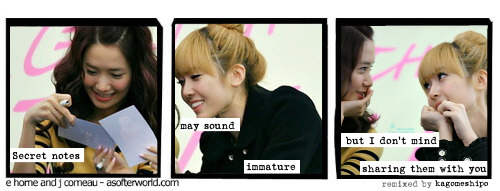 [PIC][30-10-2011] »-{♥}-»ღ°•(¯`·._.· YoonSic Fam ·._.·´¯)•ღ°»-{♥}-» °l||l° COUPLE' S CONTEST °l||l° - Page 40 Tumblr_letxw3DUoA1qc5n5jo1_500