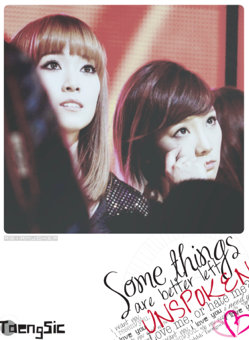 [PICS] TaeYeon + Jessica Jung = TaengSic is Real (¯`’•.¸(¯`’•.¸ Byun House - Couple 35  - Page 2 Tumblr_lkzgq6wzpY1qdn6tco1_500