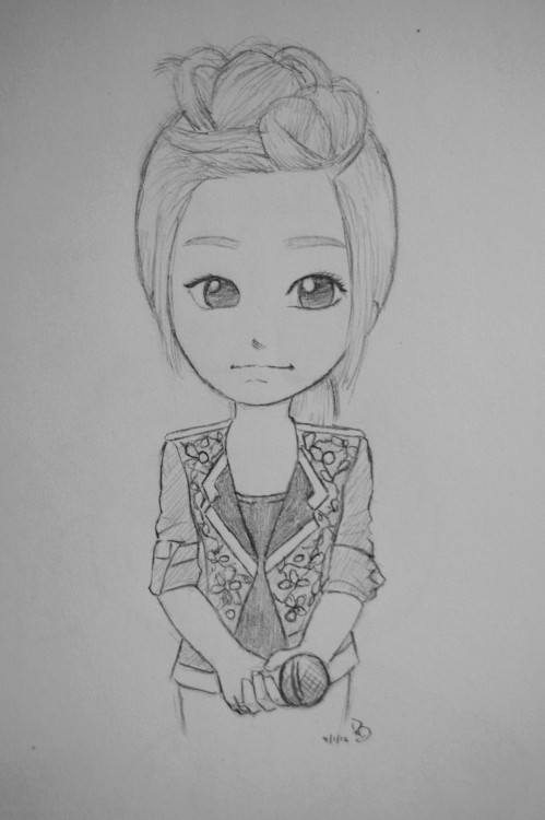 [PIC][2/4/2012] CHIBI || TaeYeon MC Music Core Tumblr_m1twehYKZt1rr2b8to1_500