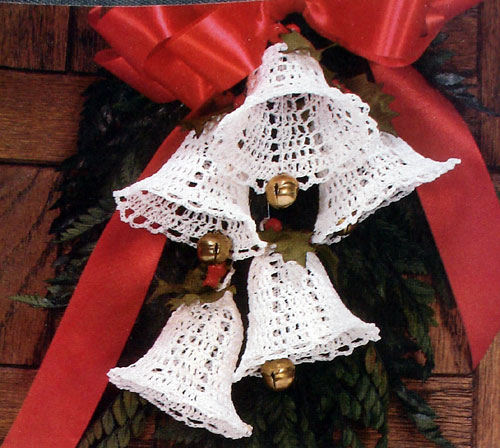 Збираємо ідеї різдвяного декору! Bell-garland-crochet-pic