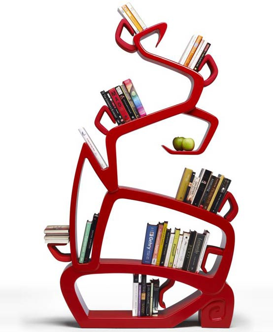 مكتبات للغرف ..  Wisdom-tree-bookshelf