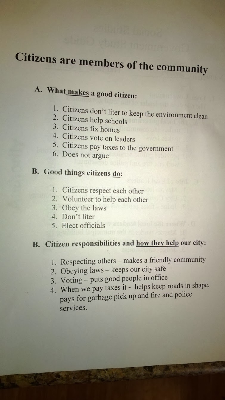 OH-3rd grade worksheet "A good citizen does not argue". WP_20131212_003