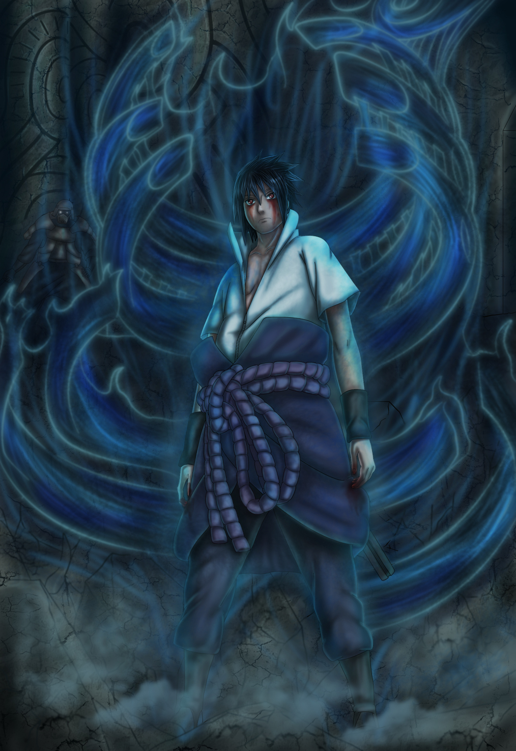 Les sombres techniques de Sasuke Sasuke_Susanoo