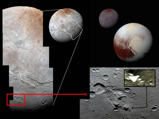 Space Shuttle-like Craft and Buildings on Pluto’s largest moon Charon?  Pluto%2Bcharon%2B%25283%2529