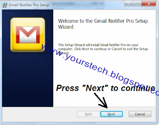 How to setup, install and use gmail notifier pro Gmail