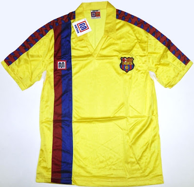 Barcelona - Uniformes - 1984 Barcelona-84-away-tags