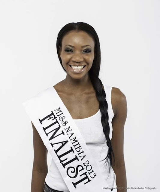Paulina Malulu won the Miss Namibia 2013 crown Malulu