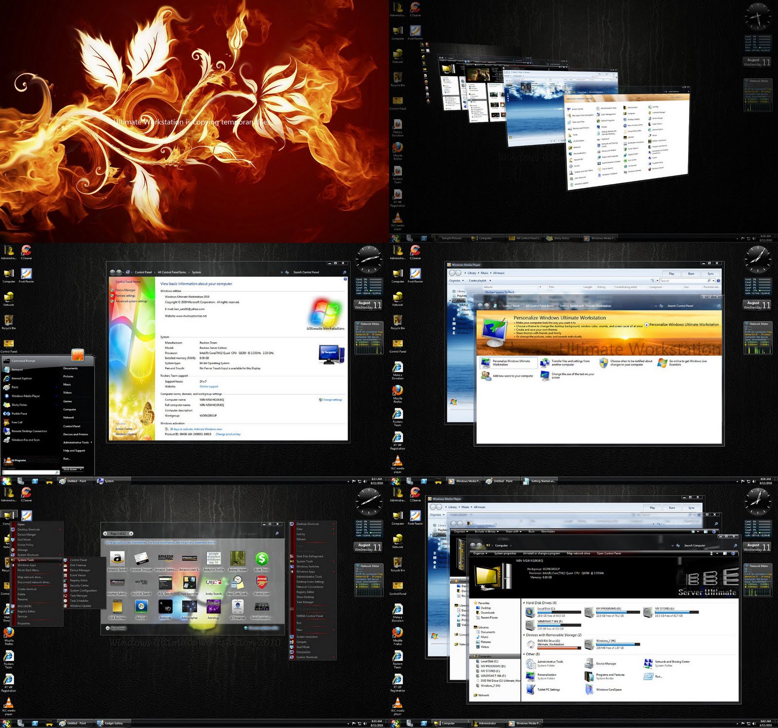نظام Windows Ultimate Workstation 2011 x64 Bit برابط واحد مباشر يدعم الاستكمال Wwusrc