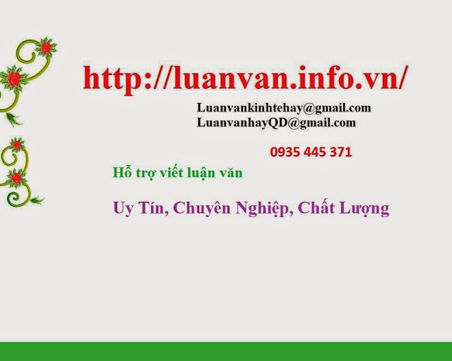 Dịch vụ viết thuê luận văn, báo cáo, chuyên đề Lam-luan-van