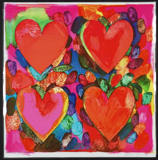 Atividades Ana Paula Jim-Dine-Four-Hearts-1969