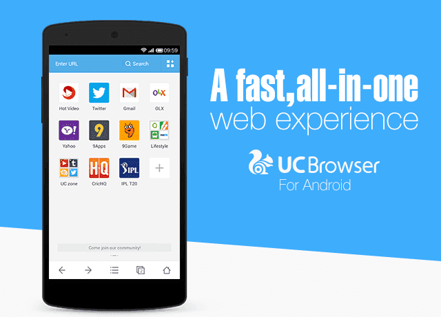Uc browser 9.8 mới nhất 2014 cho điện thoại di động Uc