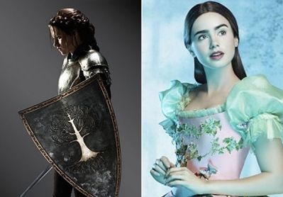 Lily Collins: “Kristen y yo nos reímos de los “rumores” de rivalidad de Snow White.” Kristen-Stewart-Lily-Collins-Snow-White-400x300