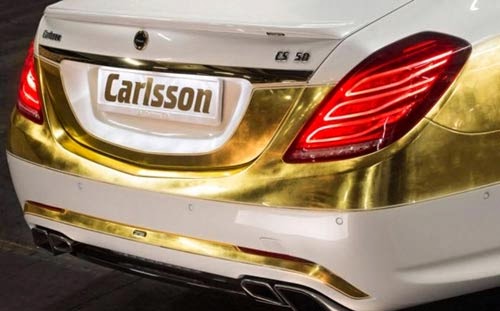  اصدار سيارة مرسيدس تحتوي على 278 قطعة من الذهب  Mercedes-cs50-gold-6