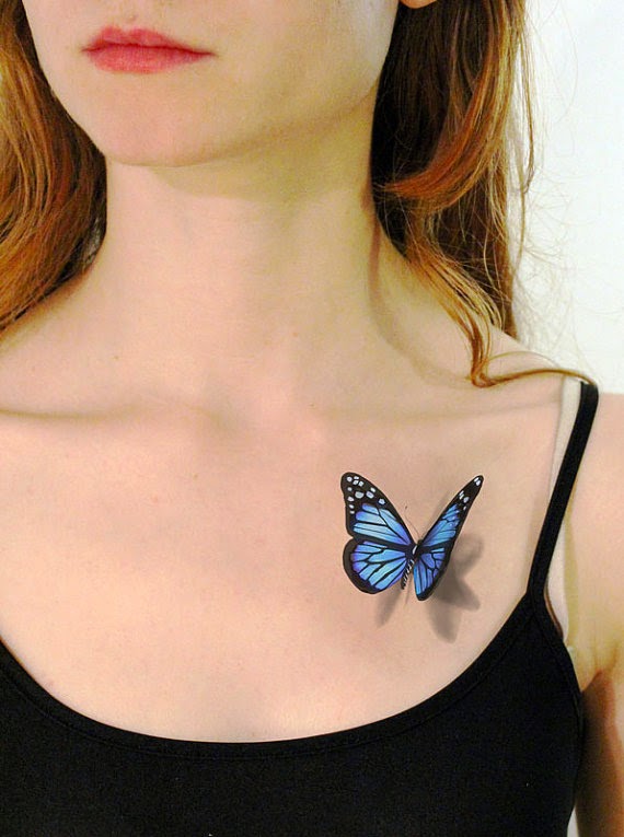 ===Mariposas=== - Página 13 Tatuajes-3d-de-mariposas-en-pecho-para-mujeres