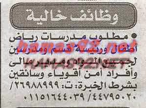 وظائف خالية من جريدة الاخبار السبت 29-11-2014 %D8%A7%D9%84%D8%A7%D8%AE%D8%A8%D8%A7%D8%B1%2B2