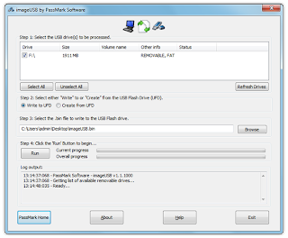 USB Image Tool : Δημιουργήστε αντίγραφα ασφαλείας σε USB memory sticks και MP3 players Imageusb