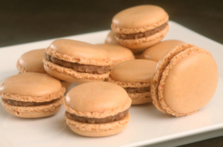  Macarons au chocolat  Macaron