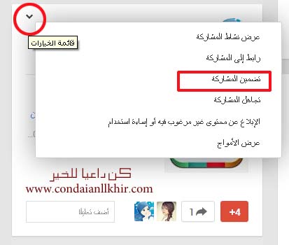 شرح إضافة مشاركات جوجل بلس إلى موقعك Google+posts 35658