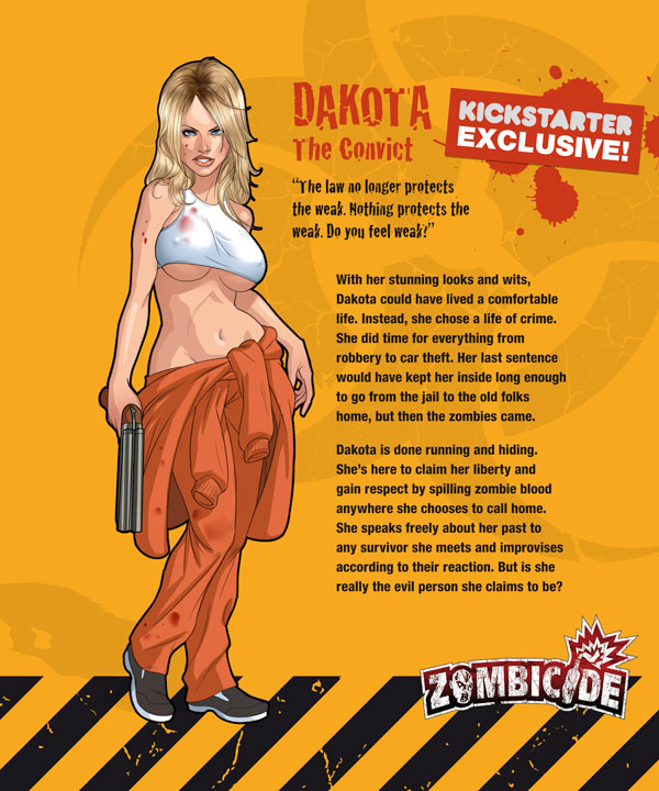 Zombicide personajes DAKOTA