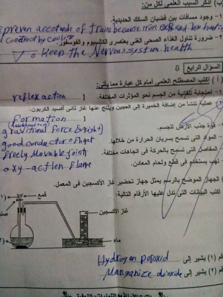 امتحانات مصر كل المحافظات فى كل المواد الفعلية للصف السادس يناير 2015 تم تجميعها هنا 10487289_1387221274914746_8713475354255040799_n