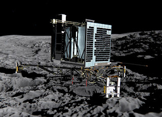 Ha despertado. Philae está viva Philae_on_the_comet_back_view_945