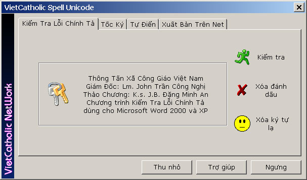 Phần mềm kiểm tra lỗi tiếng Việt trên Word  VCatSpell1