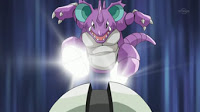 Poke love(ash e dawn) EP596_Nidoking_usando_Doble_patada