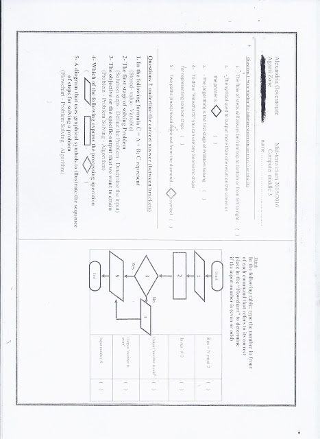 تعليم الاسكندرية: نشر كل امتحانات الصف الثالث الإعدادى "عربى ولغات" نصف الترم الأول 2015 Scan0168