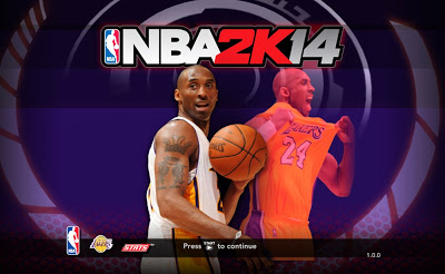 NBA 2K14 Kobe Bryant Title Screen Mod (2) Nba-2k14-lakers-kobe-bryant-cover-athlete-background