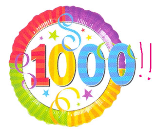 அன்பு நண்பர்  கிட்சாவின்  1000 மதிப்பீட்டிற்கு வாழ்த்துங்கள் ! 1000